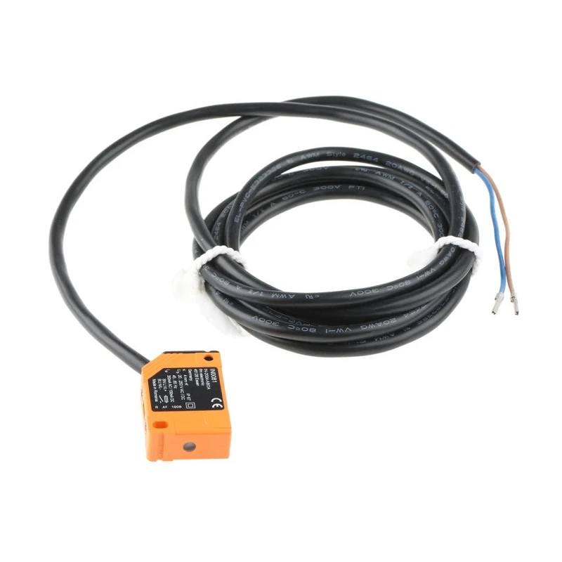 ifm electronic Block Inductive Proximity Sensor M3 2-Wire 4 mm 250 V AC/DC 2.2 A IN0081