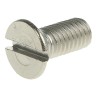 RS PRO Slot Countersunk Stainless Steel Machine Screw M5 12 mm DIN 963 A2 Plain 158-3433