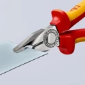 Knipex Combination Plier, 180mm Overall Length, VDE/1000V Approved, Chrome Plated, Special Quality Tool Steel 03 06 180