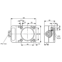 ifm electronic Block Inductive Proximity Sensor ICE2040-FBOA PG13.5 2-Wire 250V AC/DC 40 mm IC0003