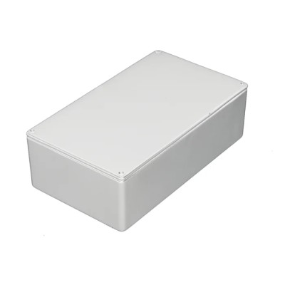RS PRO White Lid Die Cast Aluminium Enclosure, IP54, 30.5 mm x 112 mm x 62 mm IP54