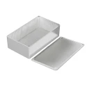 RS PRO White Lid Die Cast Aluminium Enclosure, IP54, 30.5 mm x 112 mm x 62 mm IP54