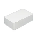 RS PRO White Lid Die Cast Aluminium Enclosure, IP54, 30.5 mm x 112 mm x 62 mm IP54