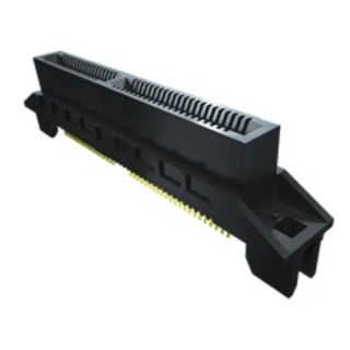 Samtec MEC8-EM Series Straight Edge Connector Female 20-Contacts 0.8 mm Pitch 2 Row Solder 
