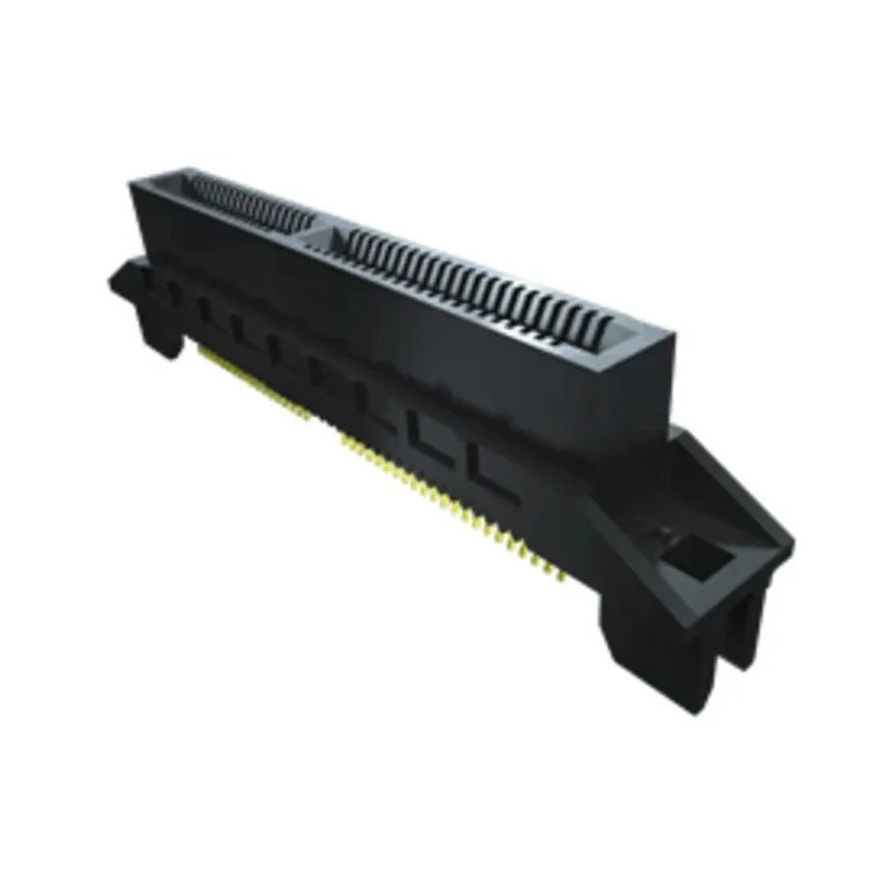 Samtec MEC8-EM Series Straight Edge Connector Female 20-Contacts 0.8 mm Pitch 2 Row Solder 