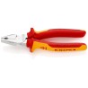 Knipex Combination Plier 180mm Overall, Comfort Grip Insulated, VDE/1000V Approved, Model 02 06 180
