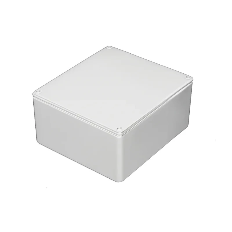 RS PRO White Lid Die Cast Aluminium Enclosure IP54, 61 mm x 121 mm x 95 mm IP54