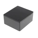 RS PRO Black Lid Die Cast Aluminium Enclosure IP54 61 mm x 121 mm x 95 mm IP54