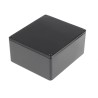 RS PRO Black Lid Die Cast Aluminium Enclosure IP54 61 mm x 121 mm x 95 mm IP54