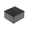 RS PRO Black Lid Die Cast Aluminium Enclosure IP54 61 mm x 121 mm x 95 mm IP54