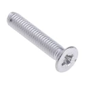 RS PRO Pozidriv Countersunk Stainless Steel Machine Screw M3 Thread 16 mm Length A4 Marine Grade 316 158-3584