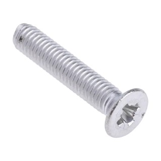 RS PRO Pozidriv Countersunk Stainless Steel Machine Screw M3 Thread 16 mm Length A4 Marine Grade 316 158-3584