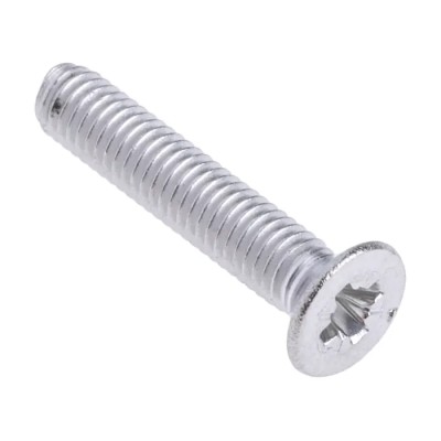 RS PRO Pozidriv Countersunk Stainless Steel Machine Screw M3 Thread 16 mm Length A4 Marine Grade 316 158-3584