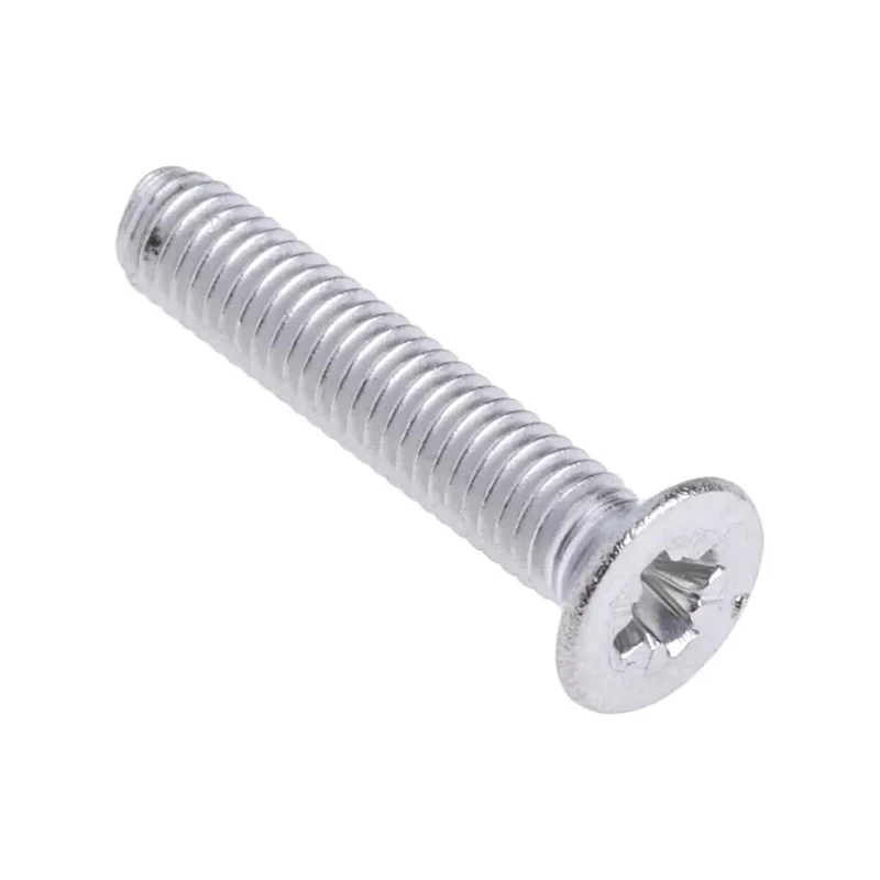 RS PRO Pozidriv Countersunk Stainless Steel Machine Screw M3 Thread 16 mm Length A4 Marine Grade 316 158-3584