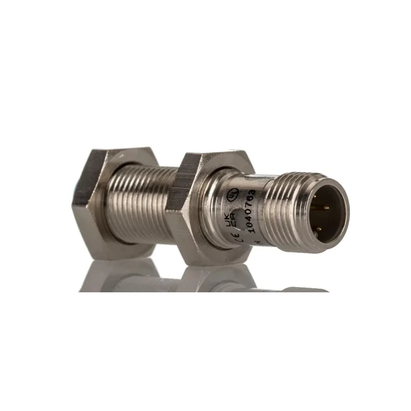 SICK Threaded Barrel Inductive Proximity Sensor, M12 x 1, PNP Output, 30 V DC, 4 mm Detection Range, IME12-04BPSZC0K