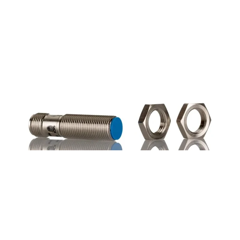 SICK Threaded Barrel Inductive Proximity Sensor, M12 x 1, PNP Output, 30 V DC, 4 mm Detection Range, IME12-04BPSZC0K