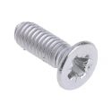 RS PRO Pozidriv Countersunk Stainless Steel Machine Screw 12 mm M4 158-3613