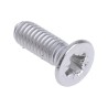 RS PRO Pozidriv Countersunk Stainless Steel Machine Screw 12 mm M4 158-3613