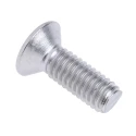 RS PRO Pozidriv Countersunk Stainless Steel Machine Screw 12 mm M4 158-3613