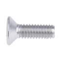 RS PRO Pozidriv Countersunk Stainless Steel Machine Screw 12 mm M4 158-3613