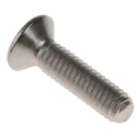 RS PRO Pozidriv Countersunk Stainless Steel Machine Screw M4 16 mm A4 316 Marine Grade 158-3629