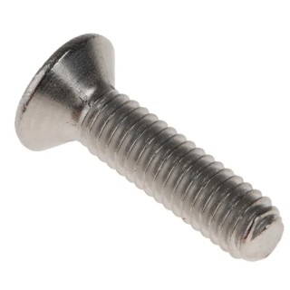 RS PRO Pozidriv Countersunk Stainless Steel Machine Screw M4 16 mm A4 316 Marine Grade 158-3629