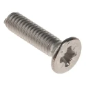 RS PRO Pozidriv Countersunk Stainless Steel Machine Screw M4 16 mm A4 316 Marine Grade 158-3629