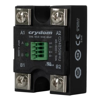 Crydom Solid State Relay Panel Mount 50A Load 600V AC Load 32V Control CD4850W4U
