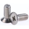 RS PRO Pozidriv Countersunk Stainless Steel Machine Screw M5 Thread 12mm Length 316 Marine Grade A4 158-3657