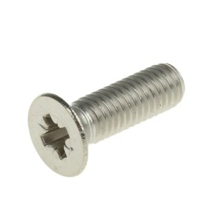 RS PRO Pozidriv Countersunk Stainless Steel Machine Screw 16 mm M5 158-3663