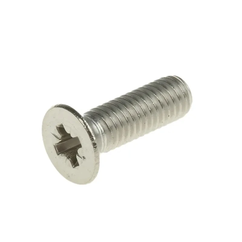 RS PRO Pozidriv Countersunk Stainless Steel Machine Screw 16 mm M5 158-3663