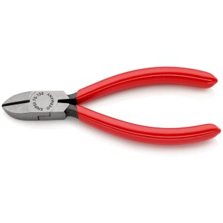 Knipex Side Cutter with Bevel, Diagonal Cutter, Vanadium Electric Steel Jaw, 125mm Length 70 01 125