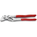 Knipex 1-Piece Plier Wrench, 250mm Overall Length, 46mm Jaw, Chrome Vanadium Steel, Plastic Handle, Model 86 03 250