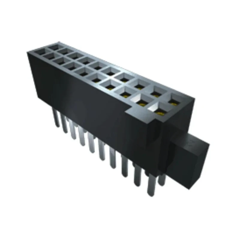 Samtec SFM Series Straight Surface PCB Socket 10-Contact 2 Row 1.27 mm Pitch Solder SFM-105-02-S-D-A