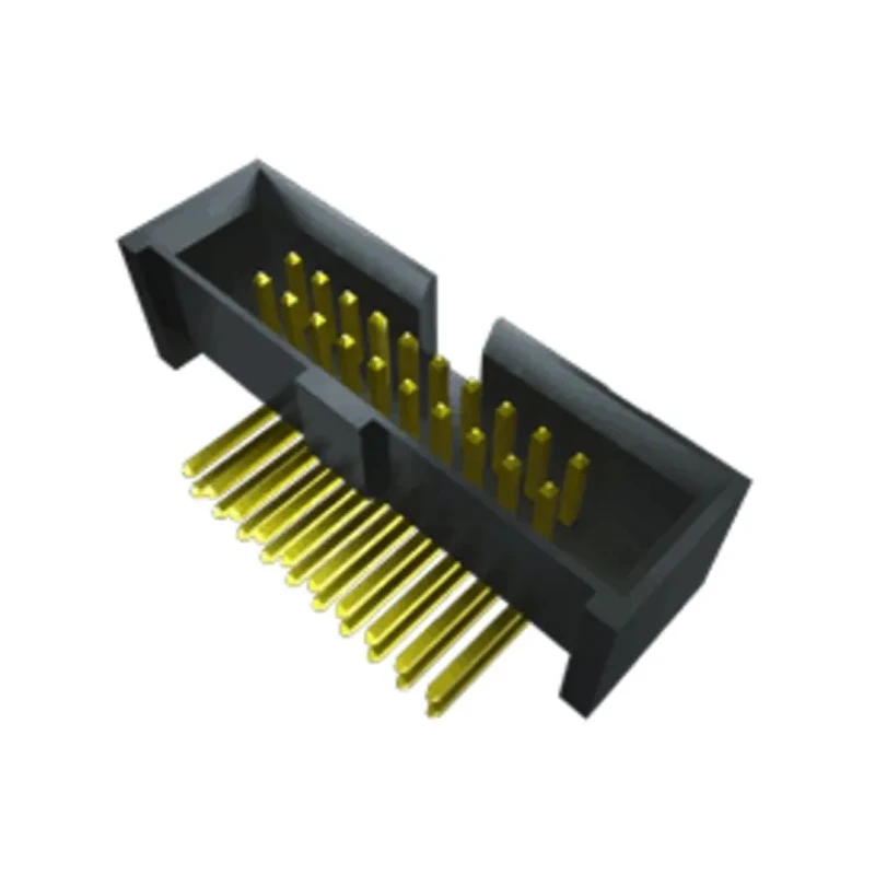 Samtec SHF Series Straight Surface PCB Header 10 Contacts 1.27 mm Pitch 2 Row Shrouded SHF-105-01-L-D-SM-LC