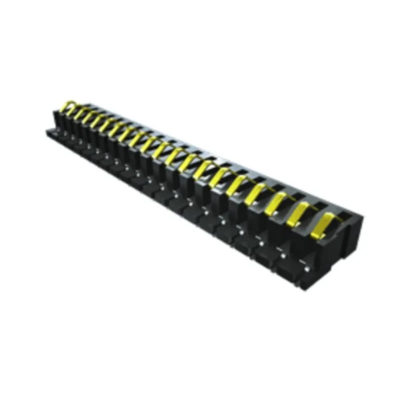 Samtec SIB Series Straight Surface PCB Header, 4 Contacts, 2.54 mm Pitch, 1 Row, Shrouded SIB-104-02-F-S-LC