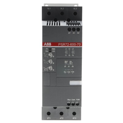 ABB PSR 3 Phase Soft Starter 600V AC 37 kW Power Rating IP10 