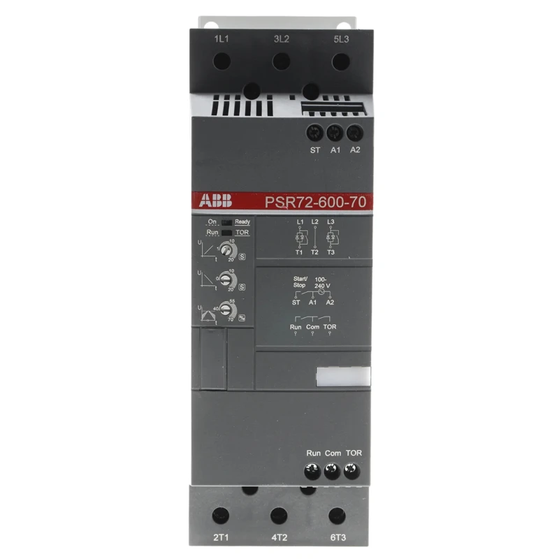 ABB PSR 3 Phase Soft Starter 600V AC 37 kW Power Rating IP10 