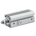 EMERSON ? AVENTICS Pneumatic Compact Cylinder 80mm Bore, 100mm Stroke, CCI Series, Double Acting, Aluminium Body R422001239