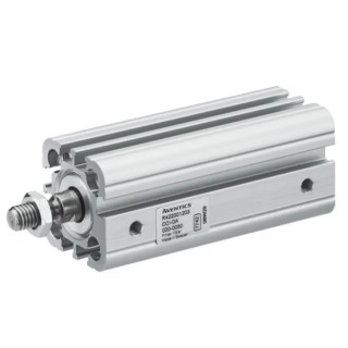 EMERSON ? AVENTICS Pneumatic Compact Cylinder 80mm Bore, 100mm Stroke, CCI Series, Double Acting, Aluminium Body R422001239