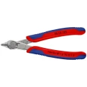 Knipex Super Knips® Without Bevel Side Cutter Stainless Steel Jaw, Bi-Metal Handle, 1.6mm Cutting Capacity 78 13 125