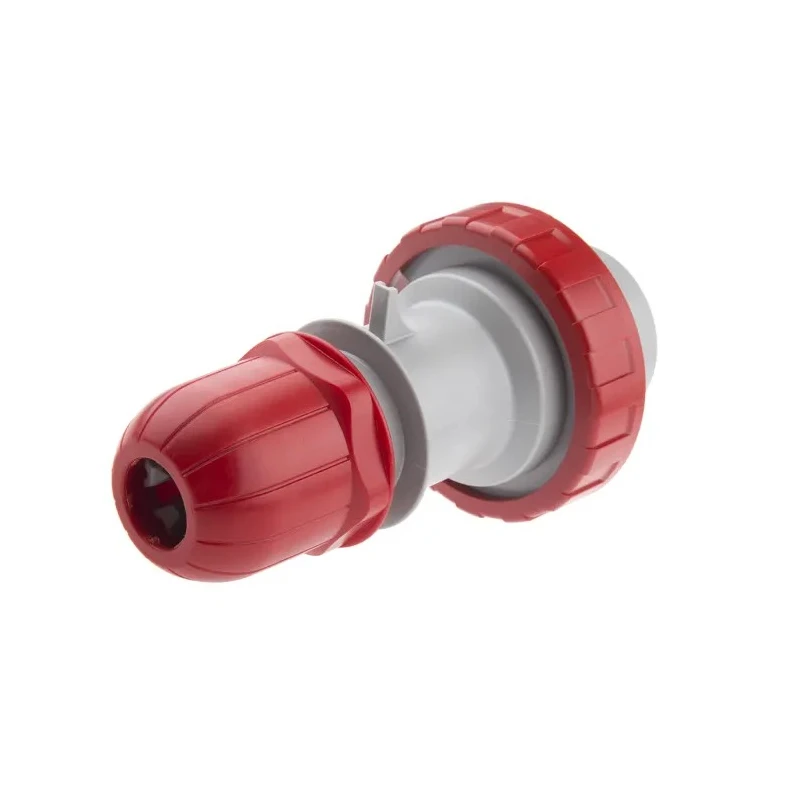 Scame Industrial Power Connector Adapter 3P+PE Cable Mount Straight Red 32A 415V OPTIMA-REVERSE 218.3236RV