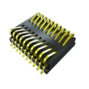 Samtec FSI Series Straight Surface PCB Header 40 Contacts 1 mm Pitch 2 Row Shrouded FSI-120-03-G-D-M-AB