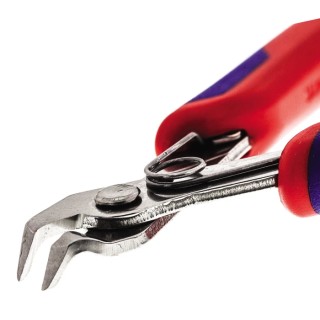 Knipex Super Knips Without Bevel Side Cutter, Stainless Steel Jaw, 125mm Length, Model 78 23 125