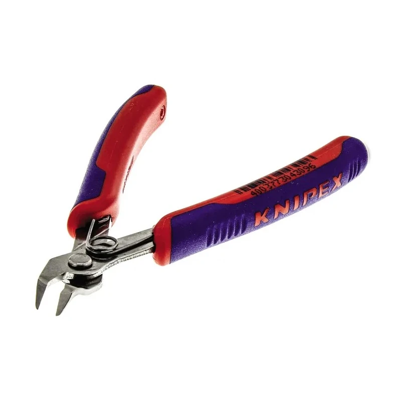 Knipex Super Knips Without Bevel Side Cutter, Stainless Steel Jaw, 125mm Length, Model 78 23 125