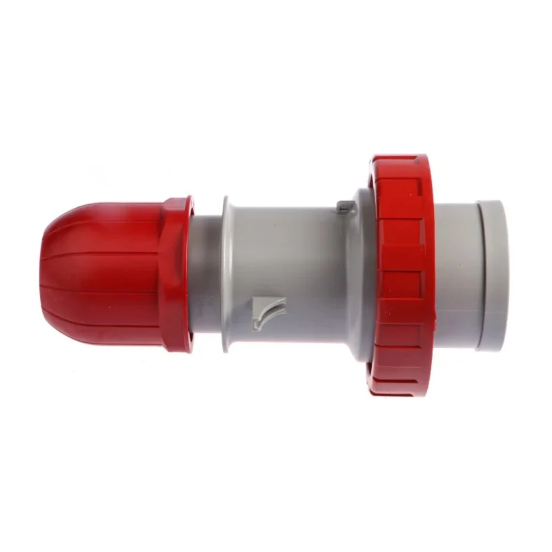 Scame Industrial Power Connector Adapter 3P+N+PE, Cable Mount, Straight Orientation, 32A, 415V, Red, IP66, IP67, 218.3237RV
