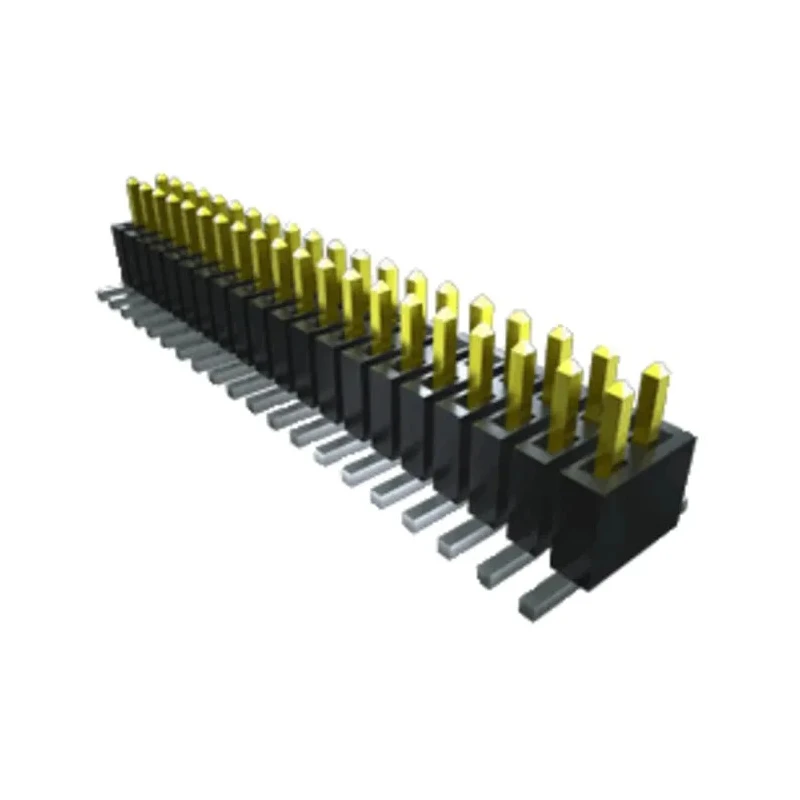 Samtec FTSH Series Straight Surface Pin Header, 26 Contacts, 1.27 mm Pitch, 2 Row, Unshrouded FTSH-113-01-L-D-K