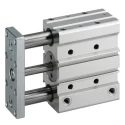 EMERSON ? AVENTICS Pneumatic Guided Cylinder 100mm Bore, GPC-BV Series, Double Acting, 8 bar, Anodised Aluminium R402000931