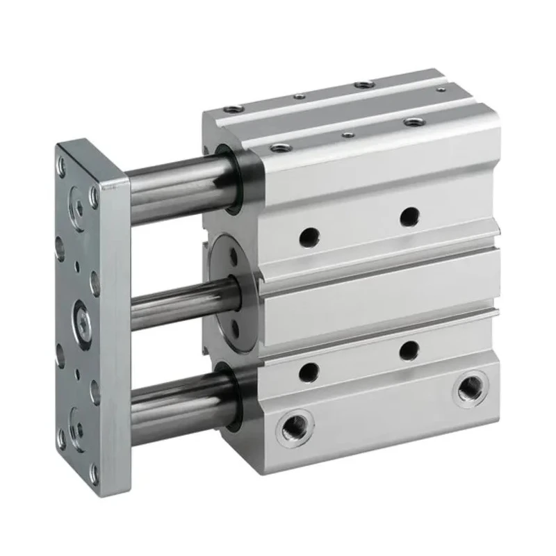 EMERSON ? AVENTICS Pneumatic Guided Cylinder 100mm Bore, GPC-BV Series, Double Acting, 8 bar, Anodised Aluminium R402000931