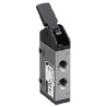 EMERSON ? AVENTICS Lever Pneumatic Manual Control Valve ST Series, ISO 228 G 1/8, 5/2 Valve Function, Stainless 0820403005